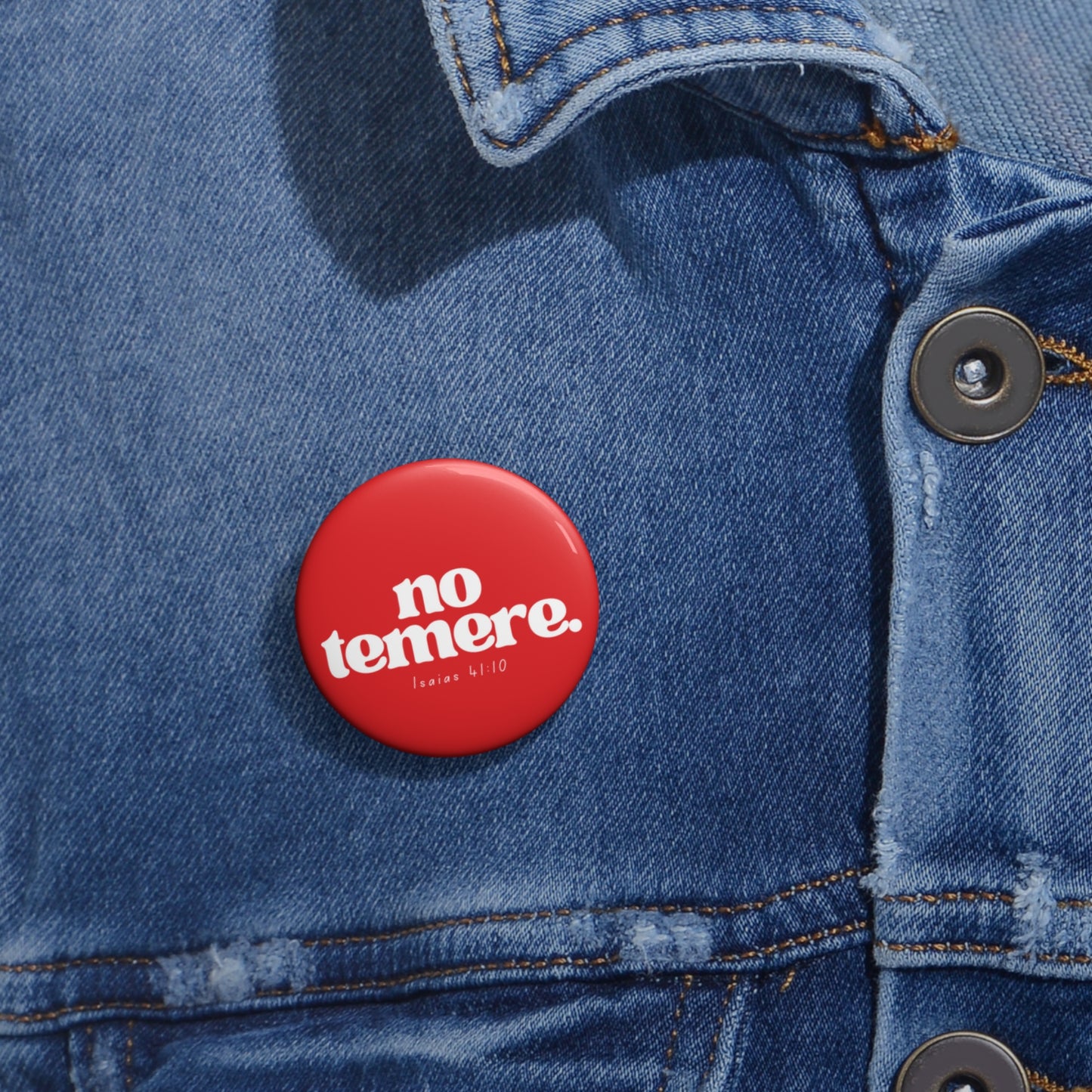 No Temere | Red Pin Buttons
