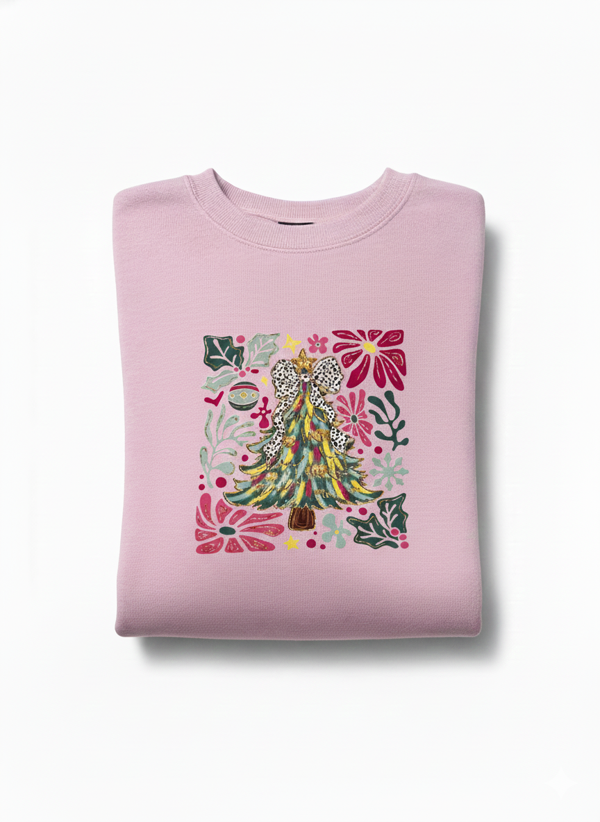 Christmas Tree Crewneck Sweater