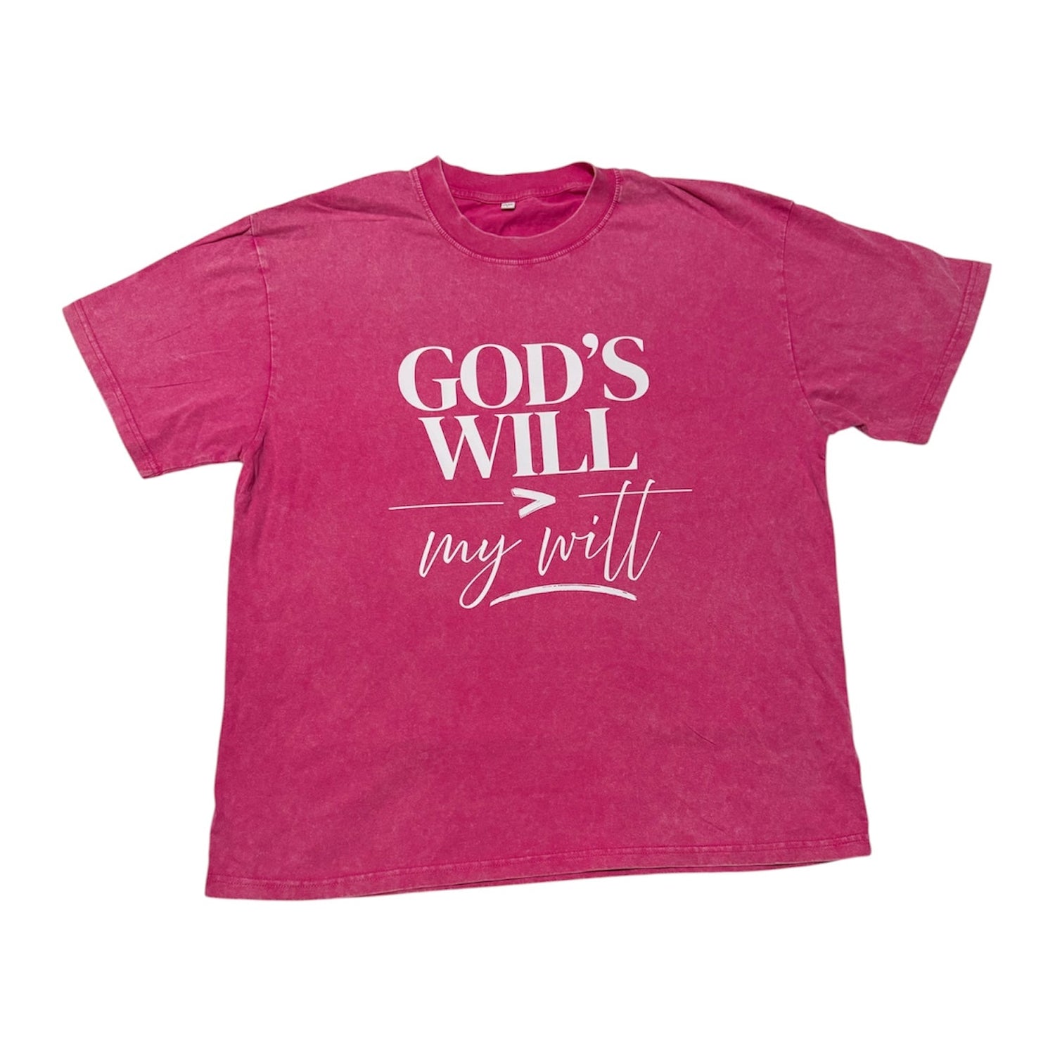 God's will > My Will