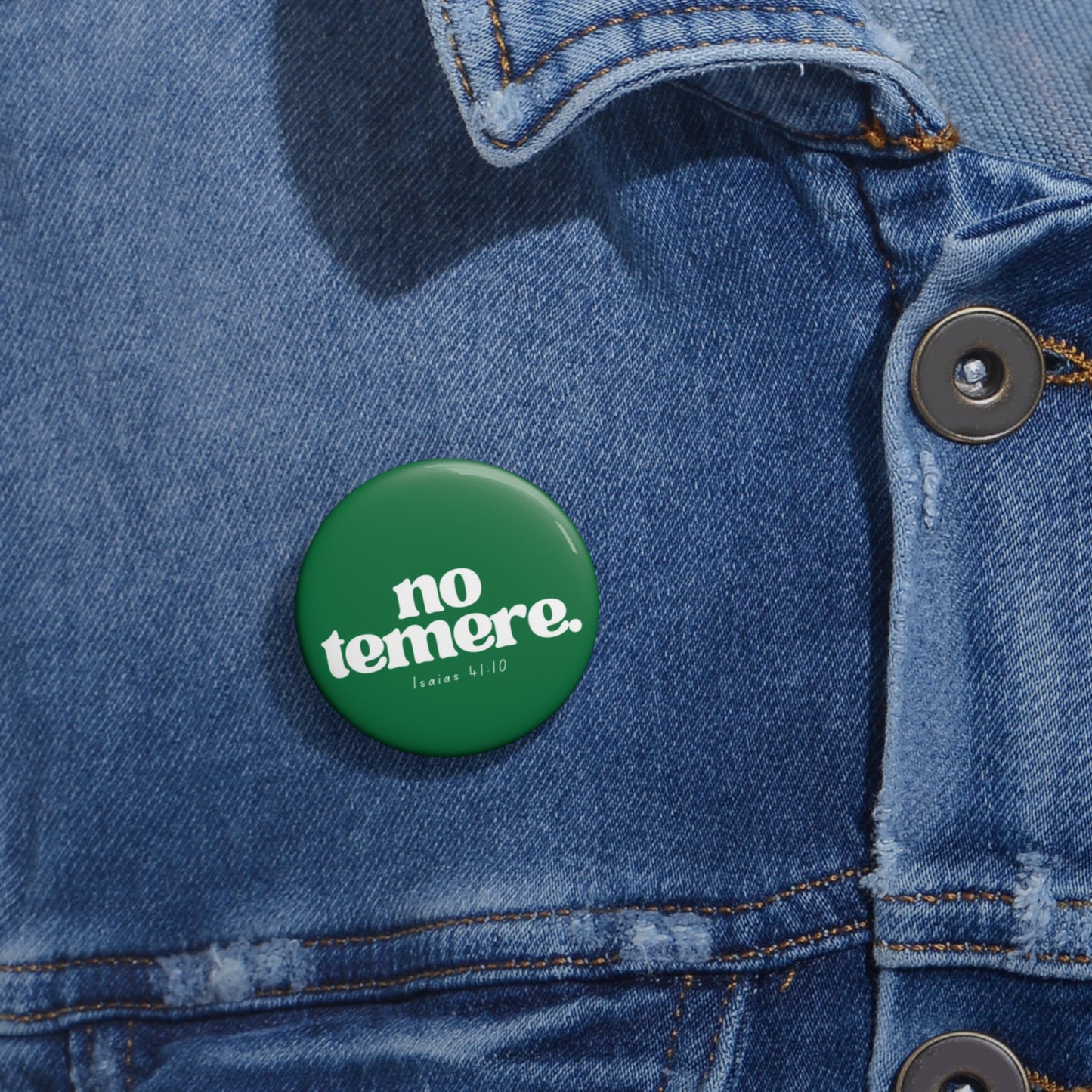 No Temere | Green Pin Buttons