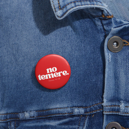No Temere | Red Pin Buttons