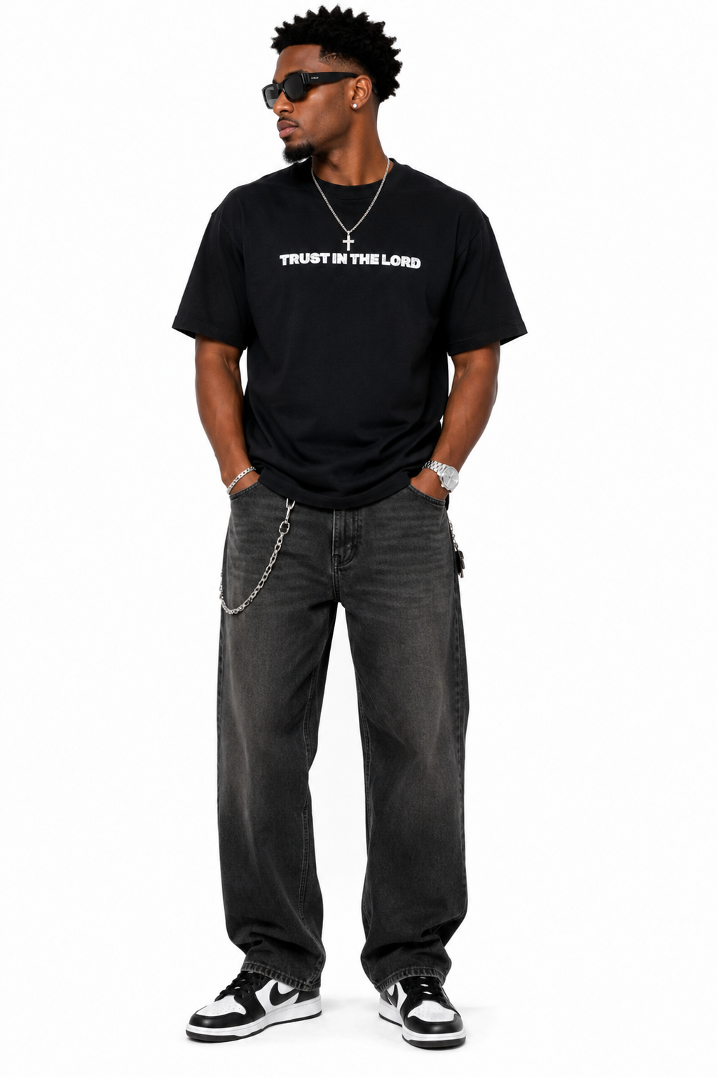 T-shirt | Trust in the Lord - Black