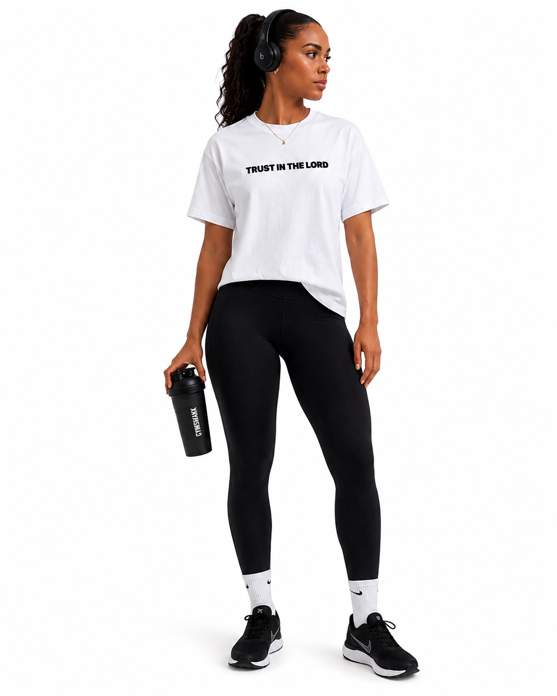 T-shirt | Trust in the Lord - Black
