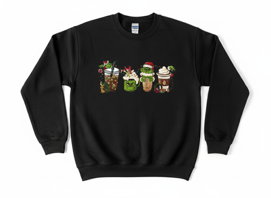 Grinchas Coffee Lovers Crewneck Sweater
