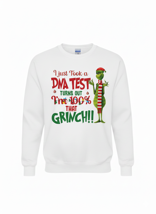 Grinchmas DNA Test Crewneck Sweater
