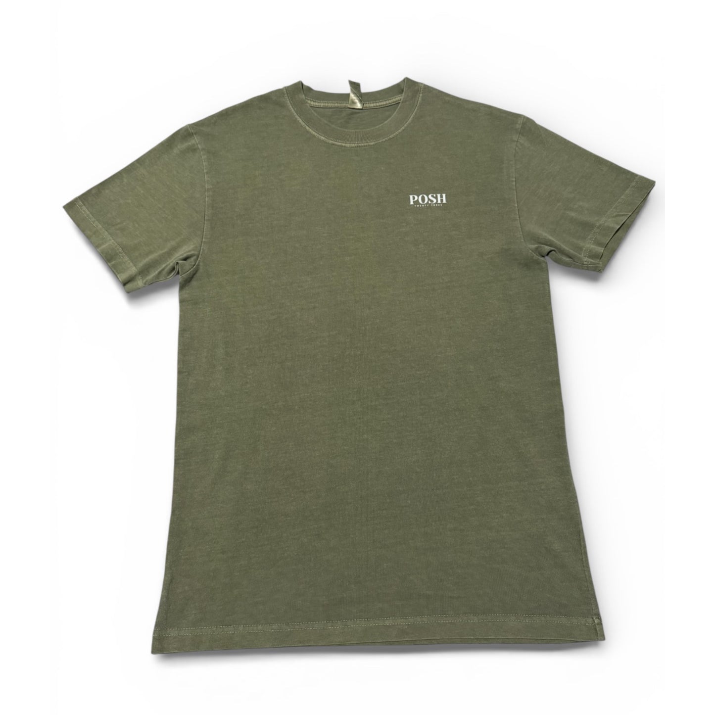 T-shirt | I Lack Nothing, Psalm 23:1 - Green Lime Wash